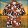 Holstein Friesian Cattle Red Tribal Hawaiian Shirt