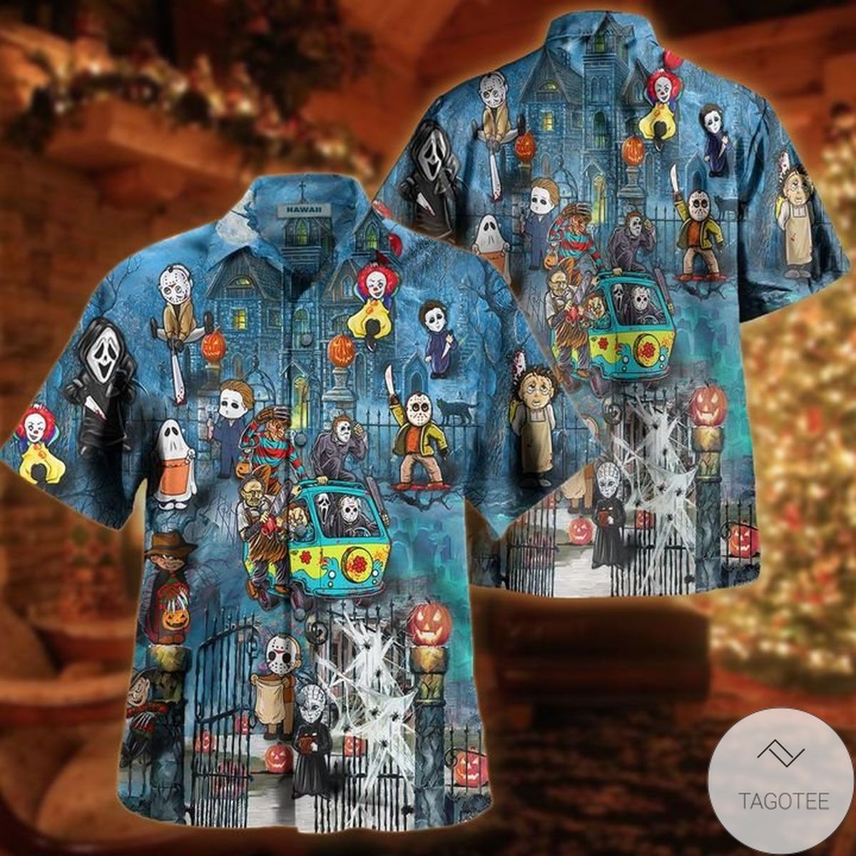 Horror Characters Hawaiian Shirt Horror Characters Hawaiian Shirt