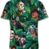 Horror Movie Characters Hawaiian Shirt