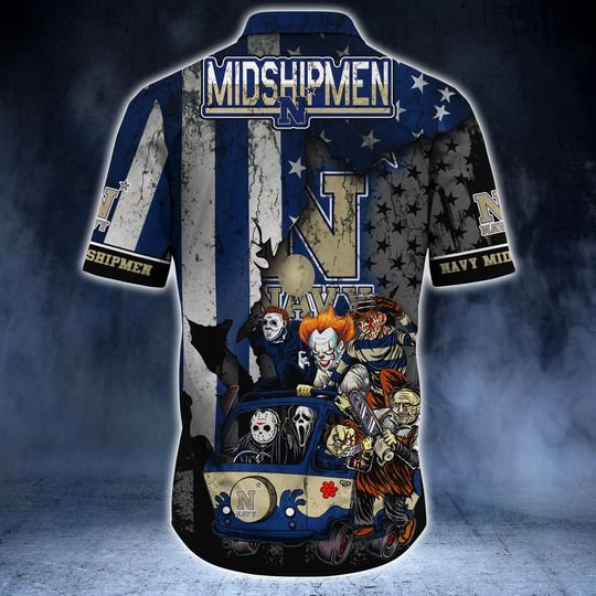 Horror Movies Navy Midshipmen Hawaiian Shirt Horror Movies Navy Midshipmen Hawaiian Shirt