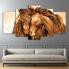 Horse 7 - Animal 5 Panel Canvas Art Wall Decor