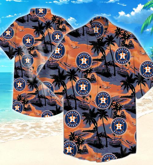 Houston Astros Hawaiian Shirt Summer Button Up Houston Astros Hawaiian Shirt Summer Button Up
