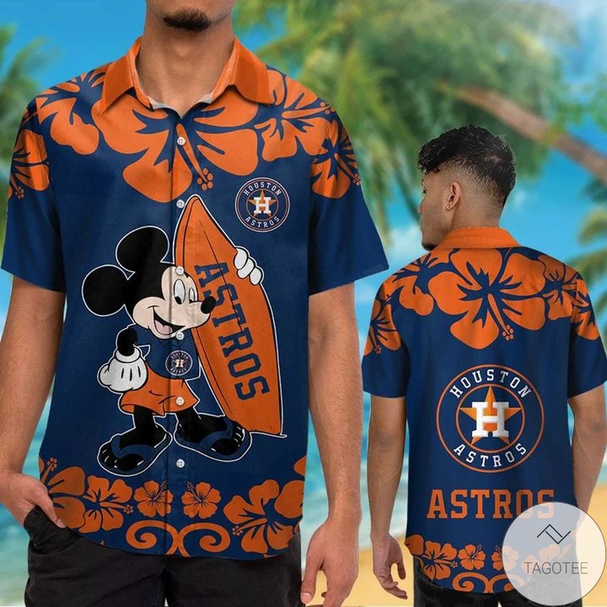 Houston Astros Mickey Mouse Hawaiian Shirt Houston Astros Mickey Mouse Hawaiian Shirt