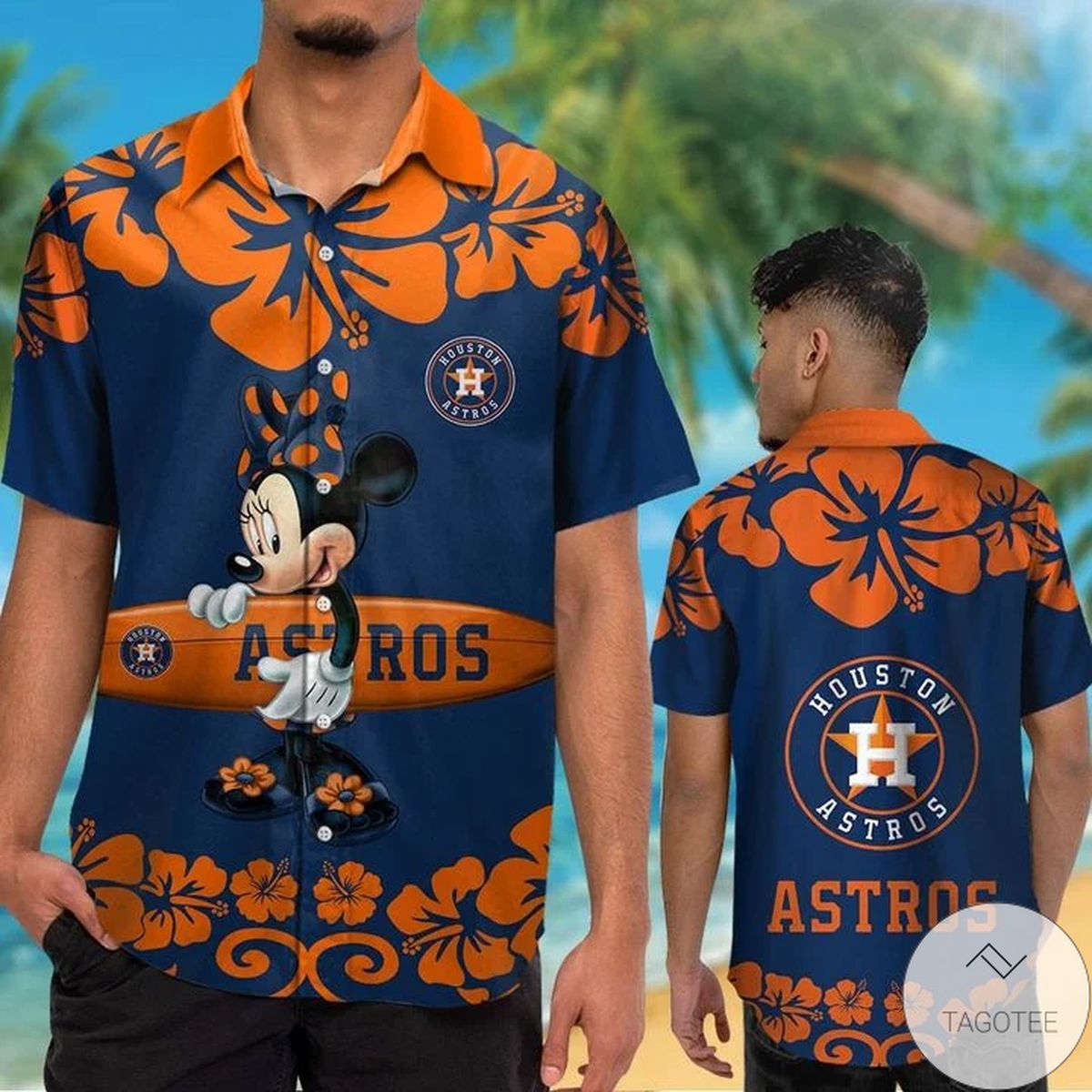 Houston Astros Minnie Mouse Hawaiian Shirt Houston Astros Minnie Mouse Hawaiian Shirt