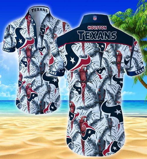 Houston Texans Hawaiian Shirt Summer Button Up Houston Texans Hawaiian Shirt Summer Button Up