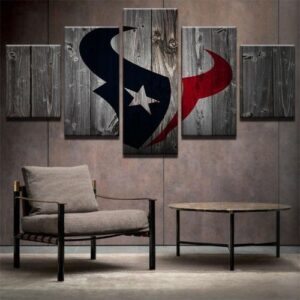 Houston Texans Sports Team - Sport 5 Panel Canvas Art Wall Decor