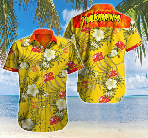 Hulk Hogan Hawaiian Shirt Summer Button Up Hulk Hogan Hawaiian Shirt Summer Button Up