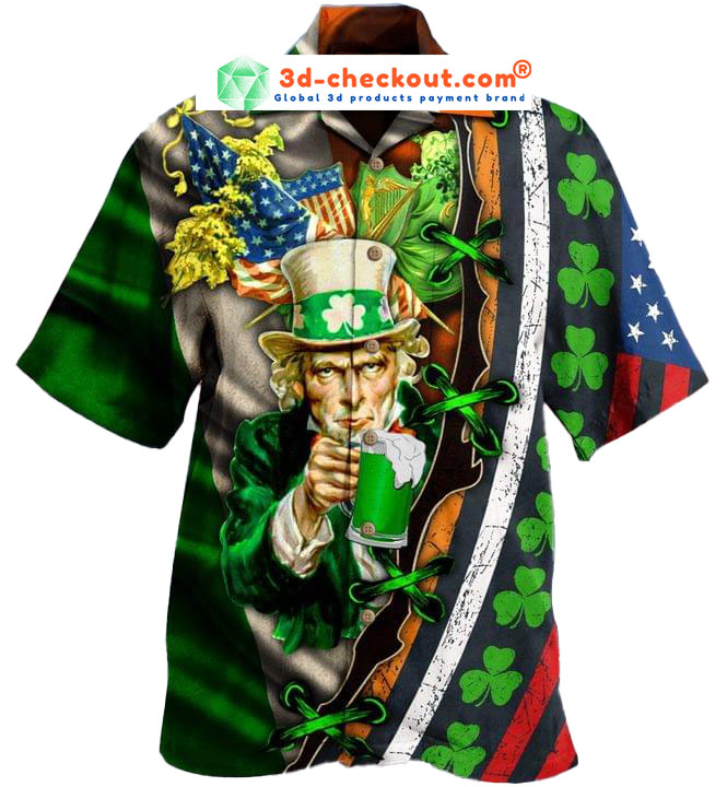 I Want You To Drink Beer Saint Patrick’S Day Hawaiian Shirt I Want You To Drink Beer Saint Patrick’S Day Hawaiian Shirt