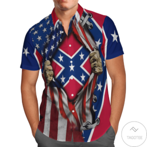 I Won’T Back Up And I Won’T Back Down I’Ve Been Raised To Stand My Ground Confederate Flag Hawaiian Shirt