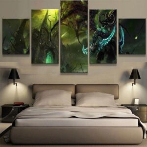Illidan - Sport 5 Panel Canvas Art Wall Decor