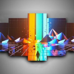 Imagine Dragons 1 - Music 5 Panel Canvas Art Wall Decor