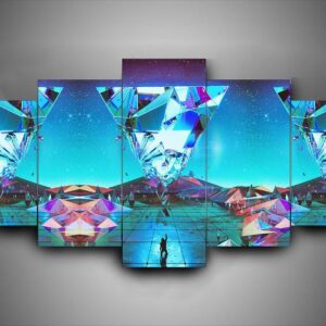 Imagine Dragons - Music 5 Panel Canvas Art Wall Decor