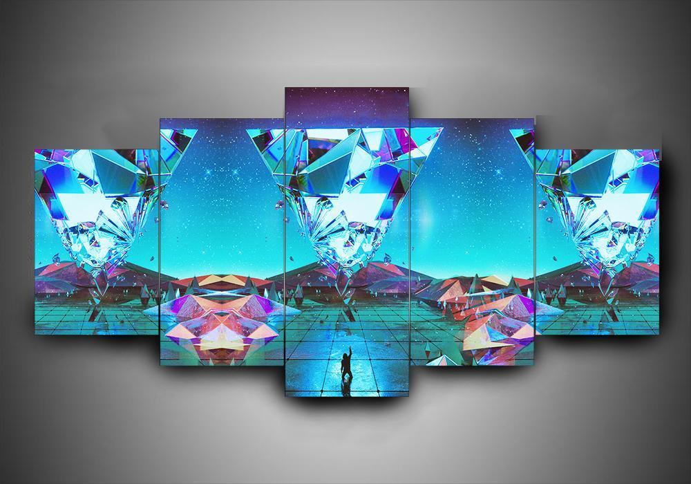 Imagine Dragons - Music 5 Panel Canvas Art Wall Decor Imagine Dragons - Music 5 Panel Canvas Art Wall Decor