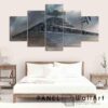 Impressionism Of Star Destroyer - Movie 5 Panel Canvas Art Wall Decor