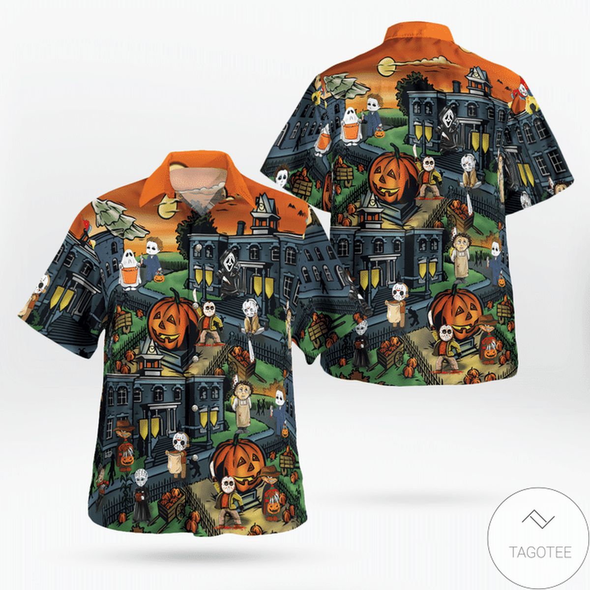 In Halloween Town We Slay All Day Hawaiian Shirt In Halloween Town We Slay All Day Hawaiian Shirt