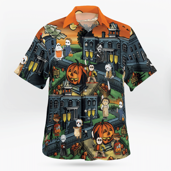 In Halloweentown We Slay All Day Hawaiian Shirt In Halloweentown We Slay All Day Hawaiian Shirt