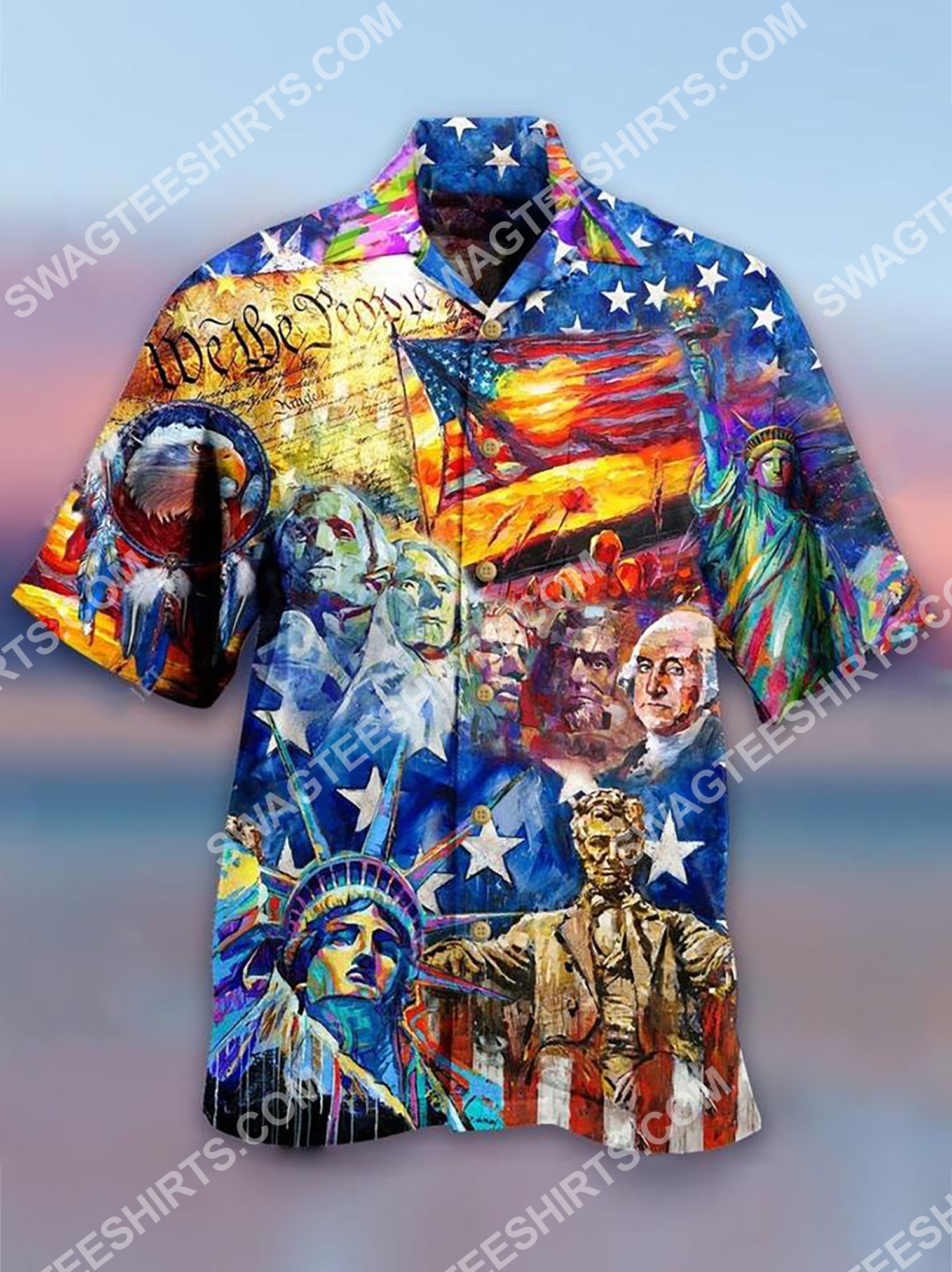 Independence Day All Over Printing Hawaiian Shirt Independence Day All Over Printing Hawaiian Shirt