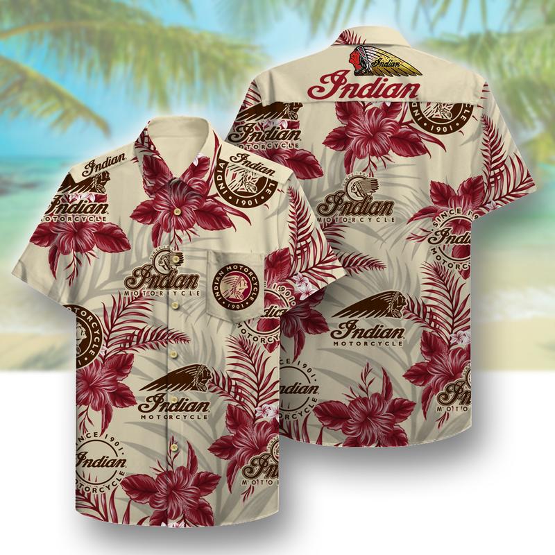 Indian Motorcycle Logo Hawaiian Shirt Indian Motorcycle Logo Hawaiian Shirt