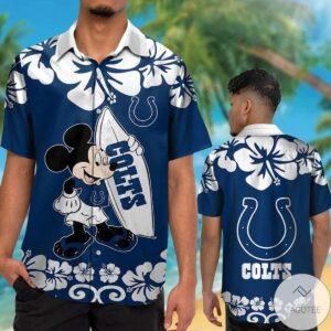 Indianapolis Colts & Mickey Mouse Hawaiian Shirt