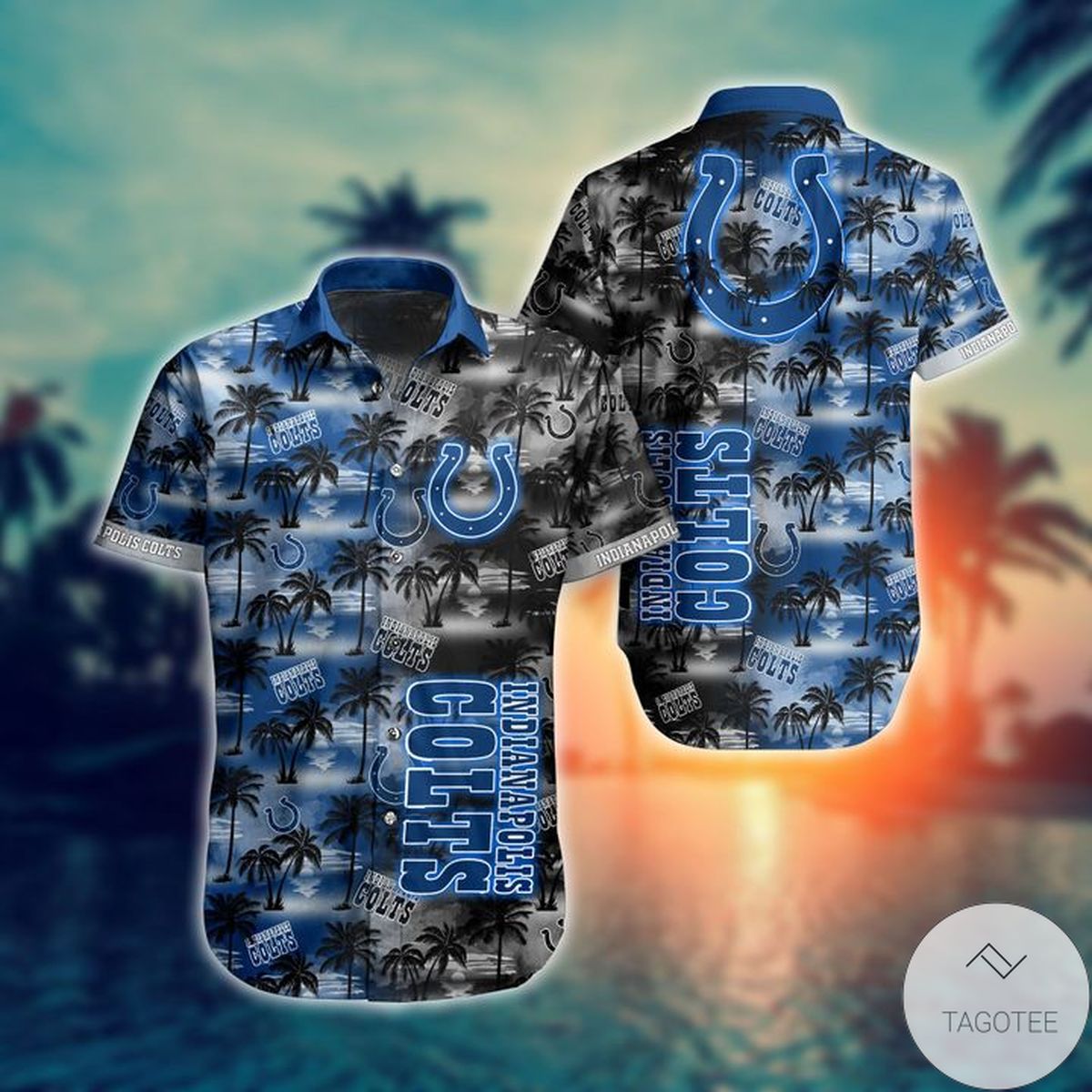 Indianapolis Colts Nfl Hawaiian Shirt Indianapolis Colts Nfl Hawaiian Shirt