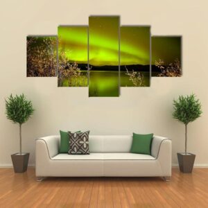 Intense Northern Lights Over Lake Laberge