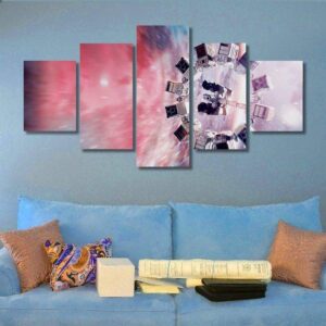 Interstellar - Aircraft 5 Panel Canvas Art Wall Decor
