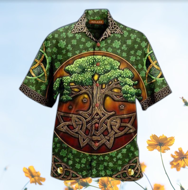 Irish Tree Hawaiian Shirt Irish Tree Hawaiian Shirt