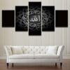 Islamic Muslim 6 - Religion 5 Panel Canvas Art Wall Decor