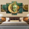 Islamic Muslim Mosque Ramadan - Religion 5 Panel Canvas Art Wall Decor