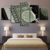 Islamic Scripture Muslim Ation - Religion 5 Panel Canvas Art Wall Decor