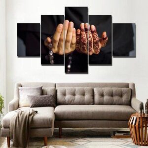 Islamic Souls 5 - Religion 5 Panel Canvas Art Wall Decor