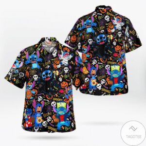 It’S Time For Trick Or Treat Stitch Hawaiian Shirt