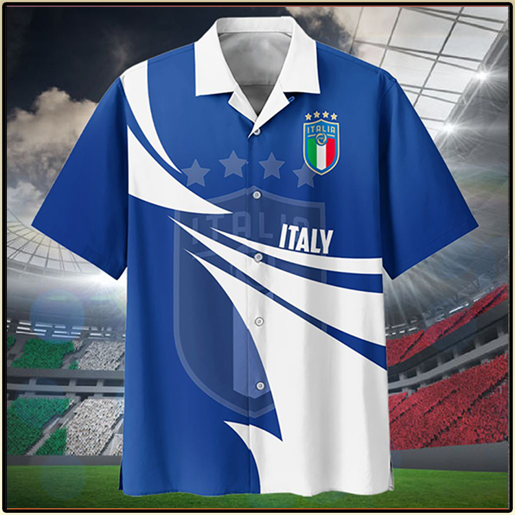 Italy Football Hawaiian Shirt Italy Football Hawaiian Shirt