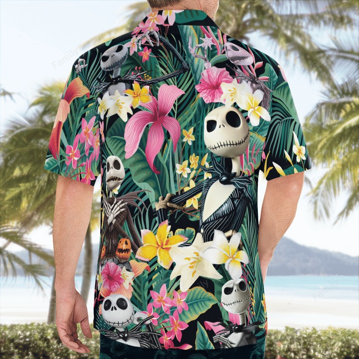 Jack Skellington Plant Hawaiian Shirt Jack Skellington Plant Hawaiian Shirt