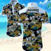 Jacksonville Jaguars Coconut Tree Hawaiian Shirt Summer Button Up