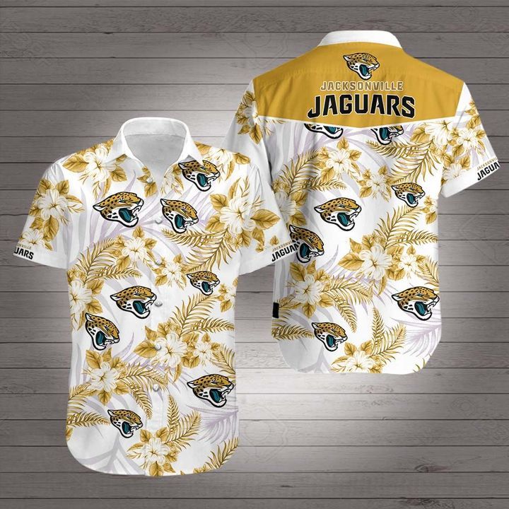 Jacksonville Jaguars Football Hawaiian Shirt Summer Button Up Jacksonville Jaguars Football Hawaiian Shirt Summer Button Up