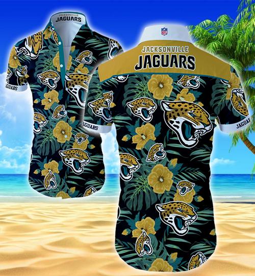 Jacksonville Jaguars Hawaiian Shirt Summer Button Up Jacksonville Jaguars Hawaiian Shirt Summer Button Up