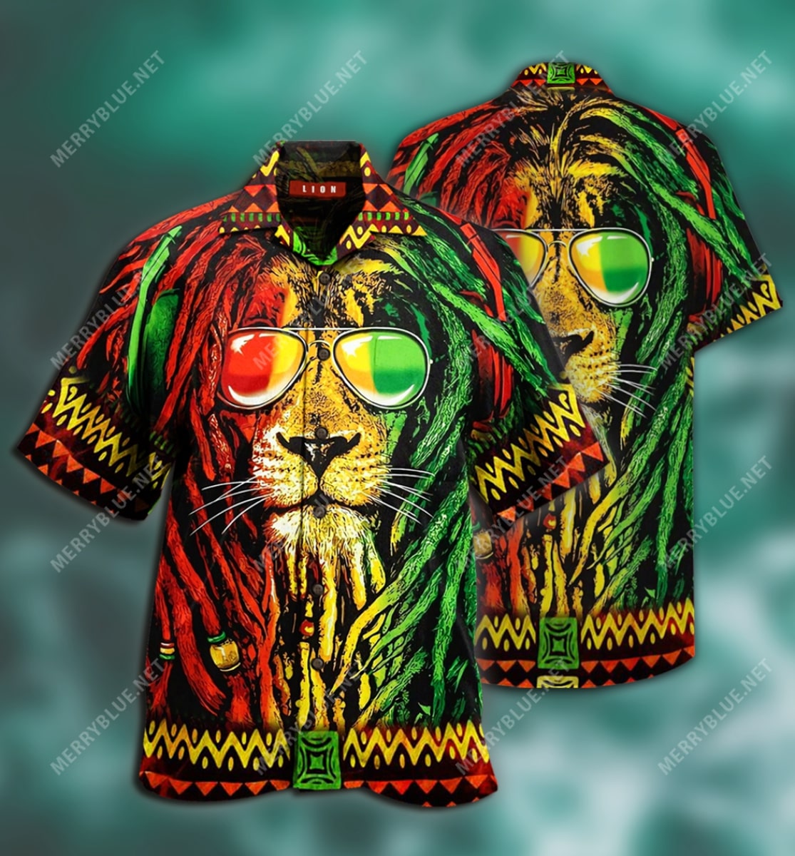Jamaica Lion Tropical All Over Printed Hawaiian Shirt Jamaica Lion Tropical All Over Printed Hawaiian Shirt
