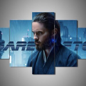 Jared Leto - Famous Person 5 Panel Canvas Art Wall Decor