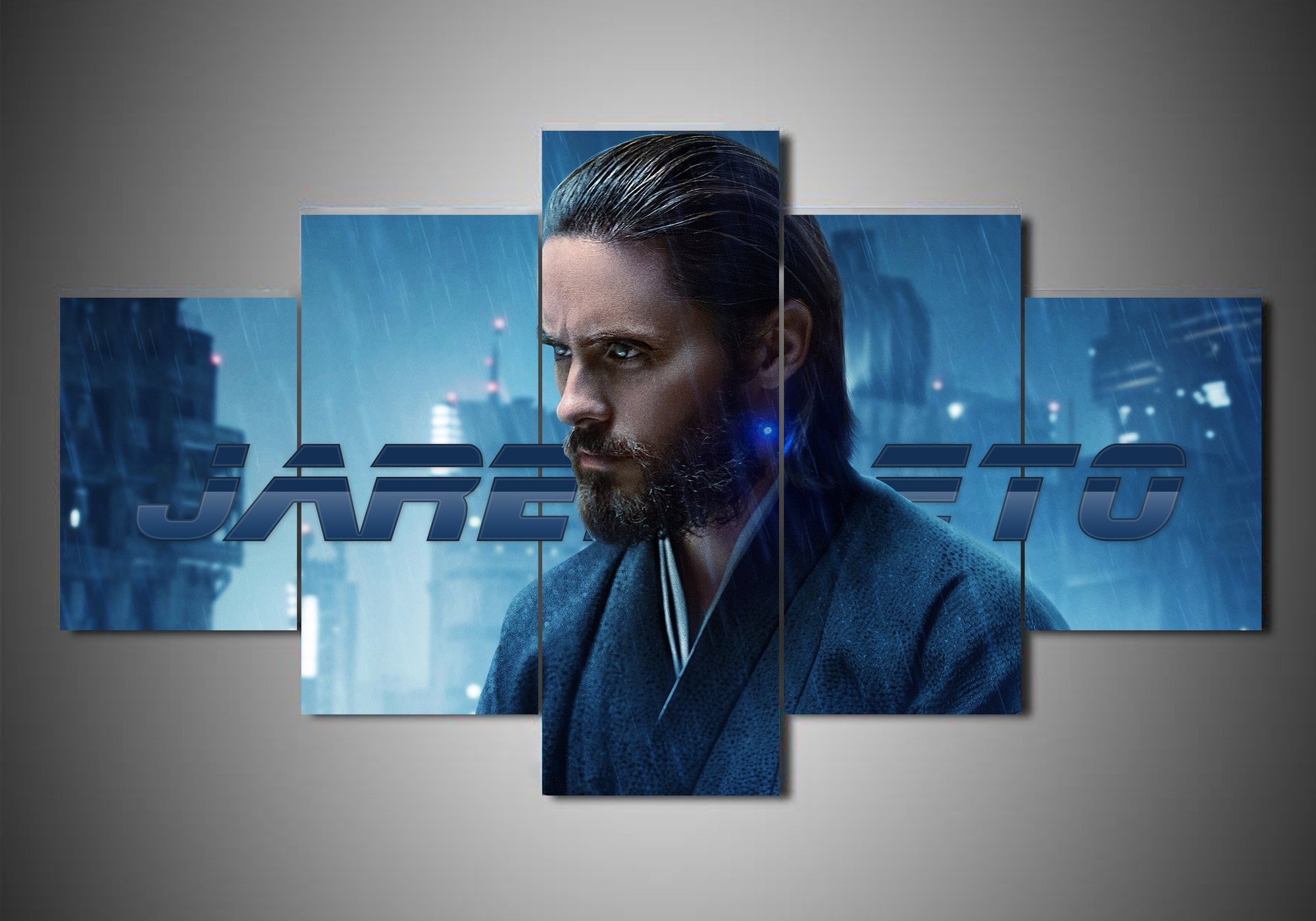 Jared Leto - Famous Person 5 Panel Canvas Art Wall Decor Jared Leto - Famous Person 5 Panel Canvas Art Wall Decor
