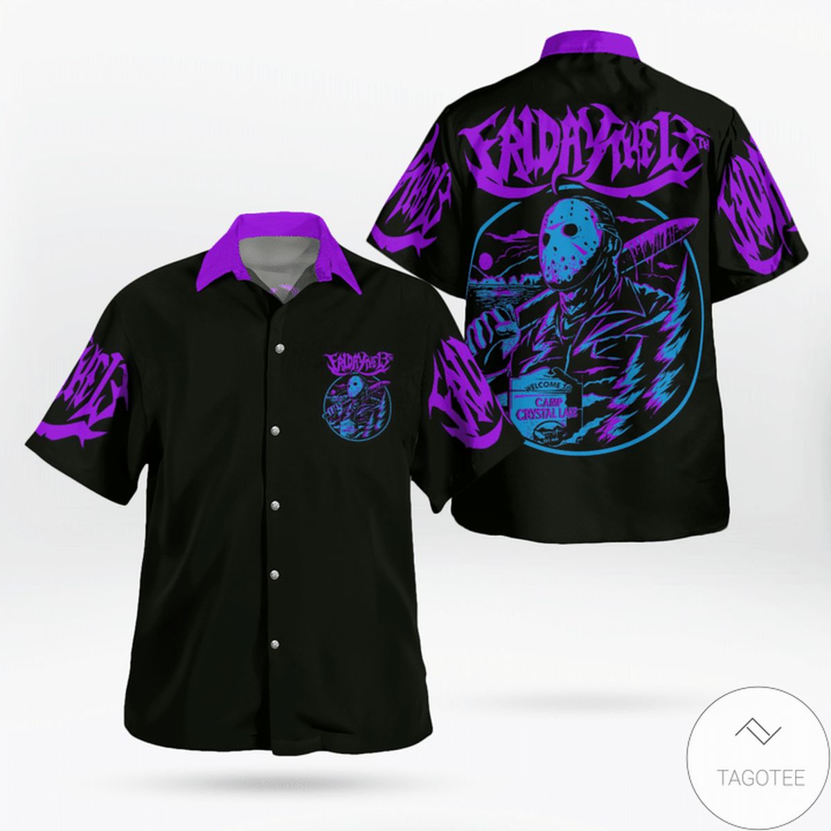 Jason Voorhees Friday 13Th Welcome To Camp Crystal Lake Hawaiian Shirt Jason Voorhees Friday 13Th Welcome To Camp Crystal Lake Hawaiian Shirt
