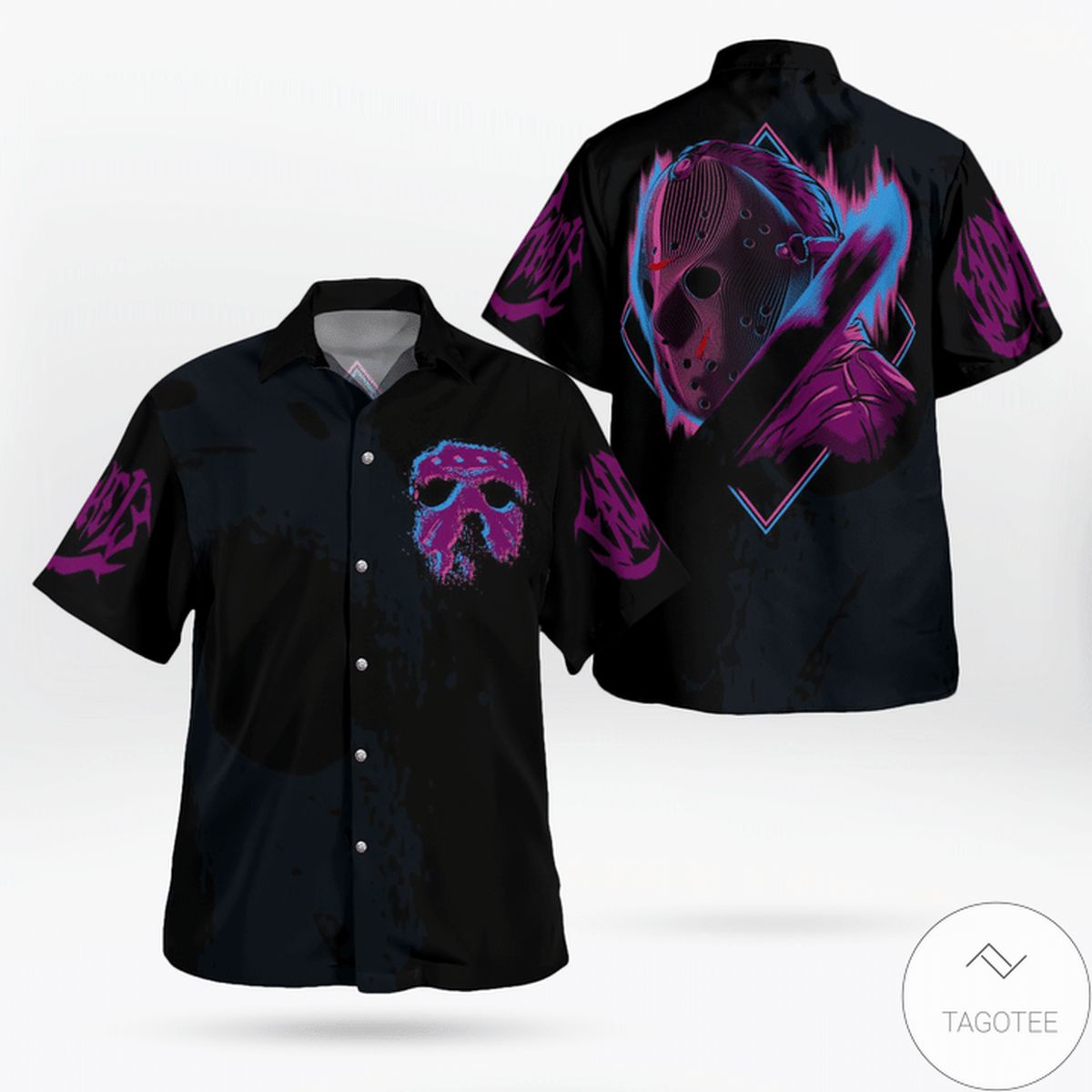 Jason Voorhees Halloween Aloha Hawaiian Shirt Jason Voorhees Halloween Aloha Hawaiian Shirt