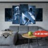 Jason Vs Freddy - Movie 5 Panel Canvas Art Wall Decor