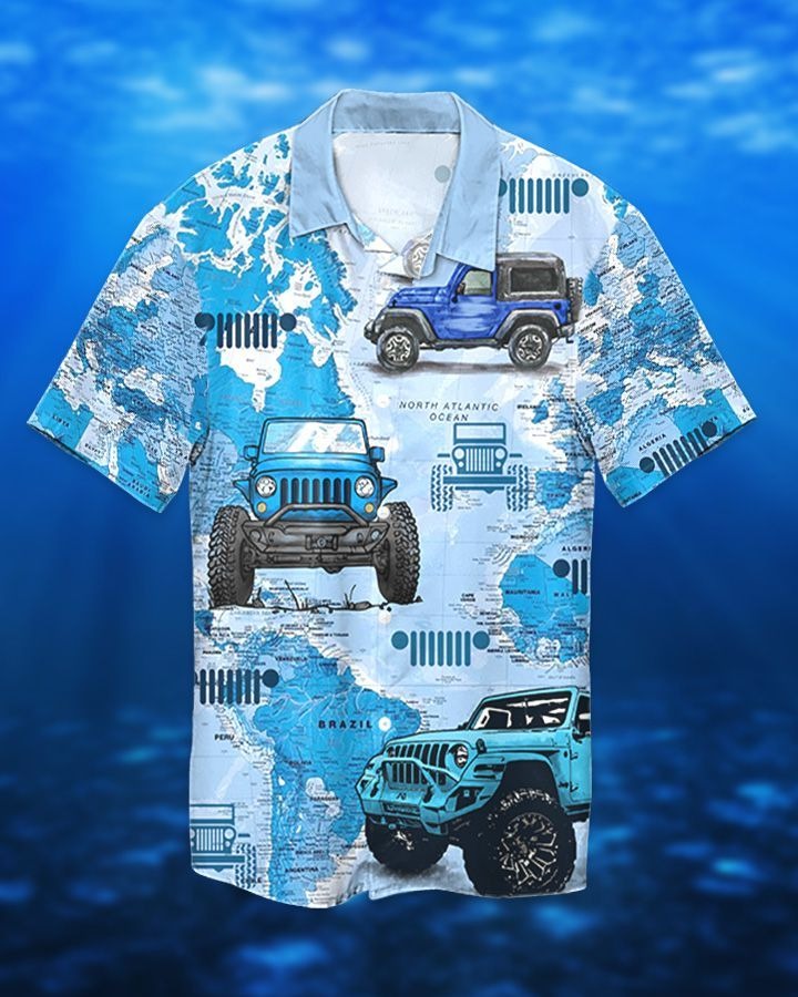 Jeep Atlantic Hawaiian Shirt Jeep Atlantic Hawaiian Shirt