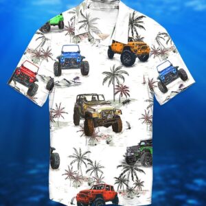 Jeep Ocean Hawaiian Shirt