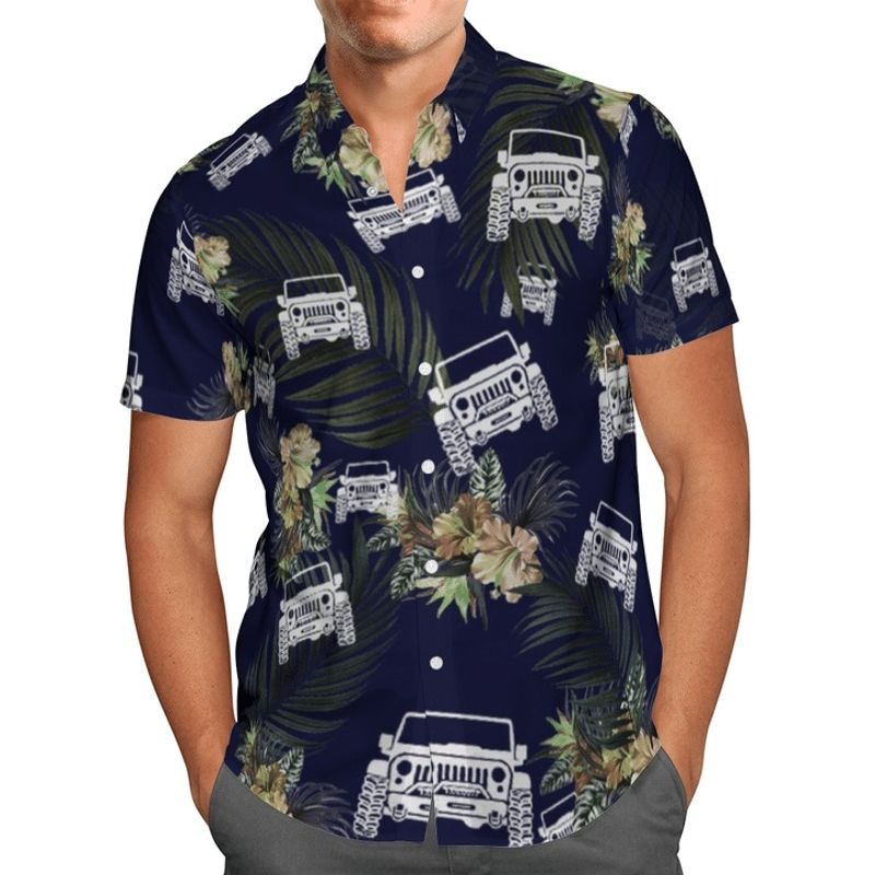 Jeep Tropical Hawaiian Shirt Jeep Tropical Hawaiian Shirt