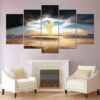Jesus Multi - Religion 5 Panel Canvas Art Wall Decor