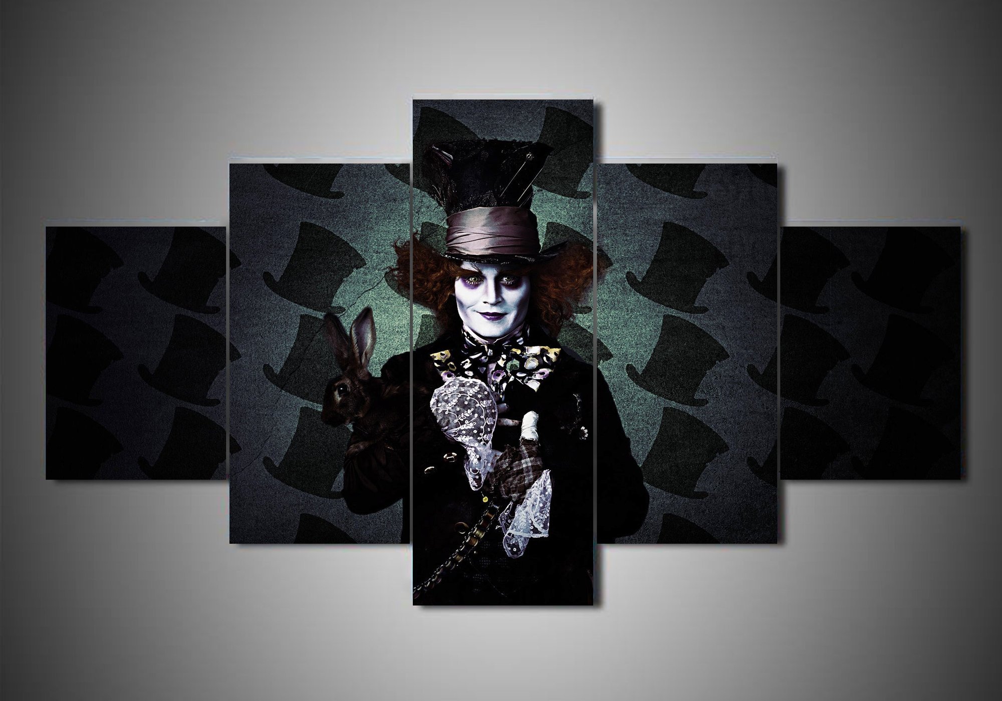 Johnny Depp 3 - Famous Person 5 Panel Canvas Art Wall Decor Johnny Depp 3 - Famous Person 5 Panel Canvas Art Wall Decor