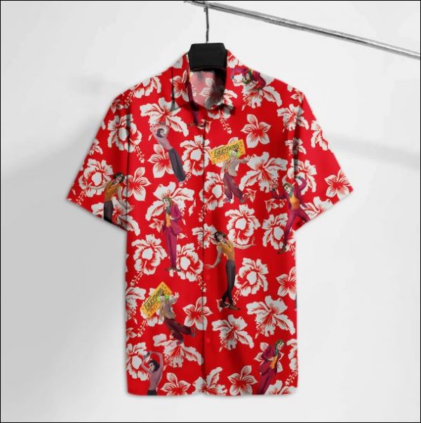Joker Flower Hawaiian Shirt Summer Button Up Joker Flower Hawaiian Shirt Summer Button Up