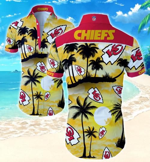 Kansas City Chiefs Hawaiian Shirt Summer Button Up Kansas City Chiefs Hawaiian Shirt Summer Button Up
